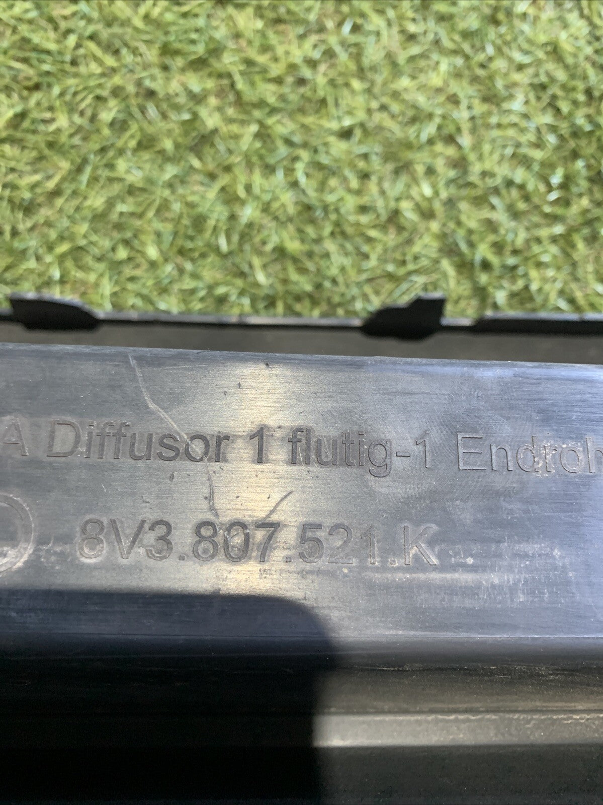 Spoiler Paraurti Posteriore Audi A3 8V 8V3807521K