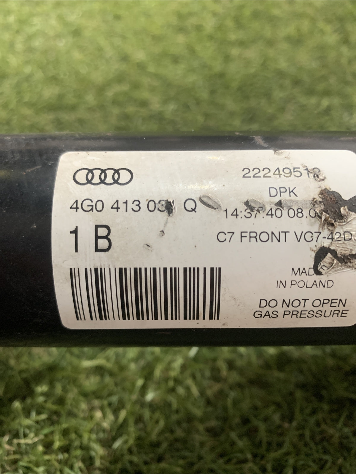 Ammortizzatore anteriore sinistro Audi A6 4G C7 4G0413031Q