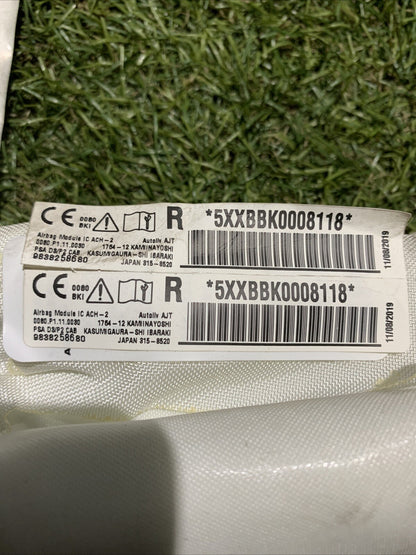 AIRBAG A TENDINA DESTRO PEUGEOT 2008 Serie 9838258680 (19>)