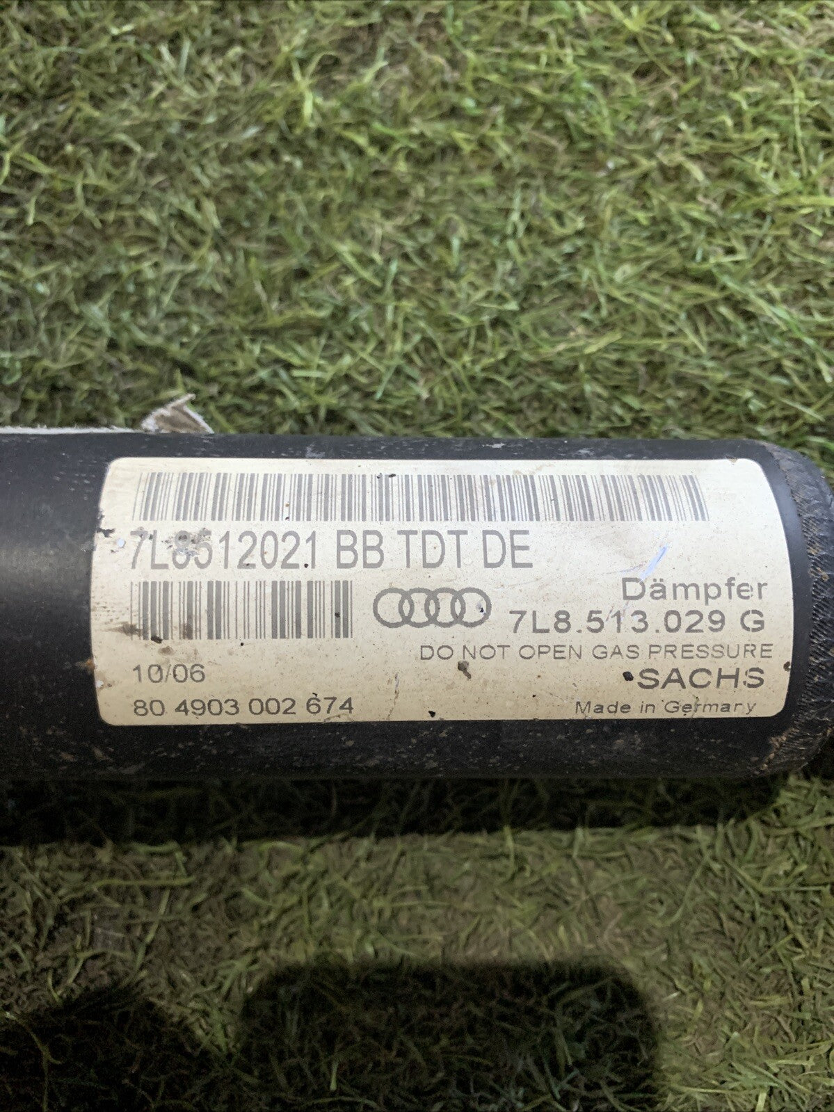 Ammortizzatore Posteriore Sinistra per AUDI Q7 (7L8512021BB) 2006 3.0 Diesel