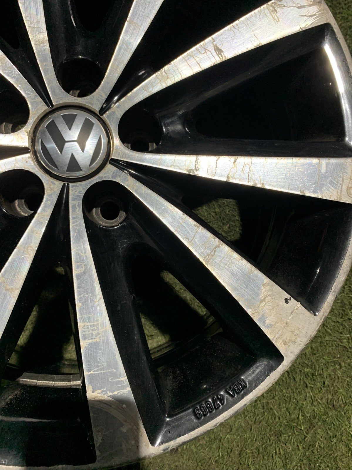 Cerchio In Lega Da 16 Volkswagen Polo 6R 6R0601025N (2)