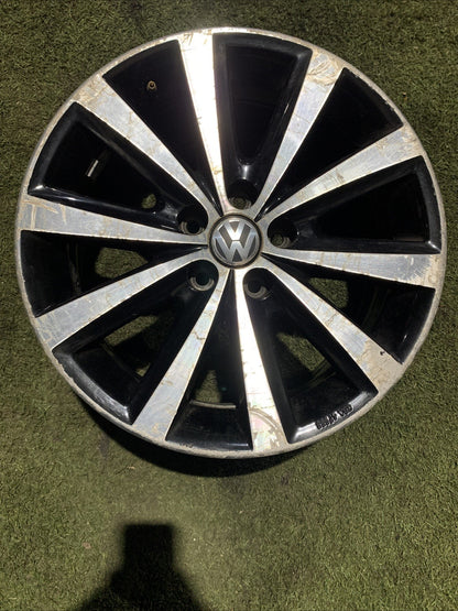 Cerchio In Lega Da 16 Volkswagen Polo 6R 6R0601025N (2)