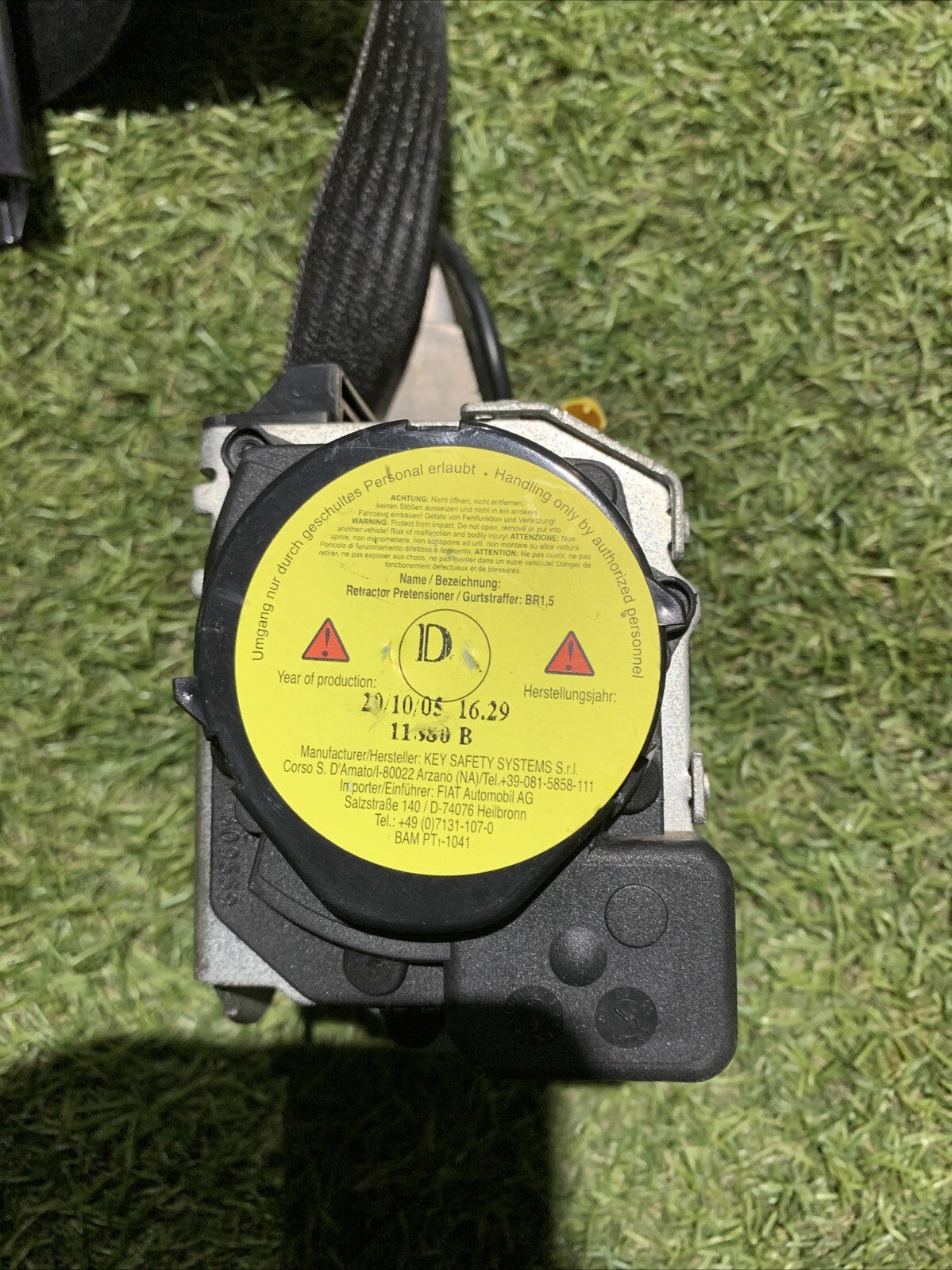 96777143XX CINTURA DI SICUREZZA POSTERIORE DESTRA PEUGEOT 308 1.6 D BERLINA