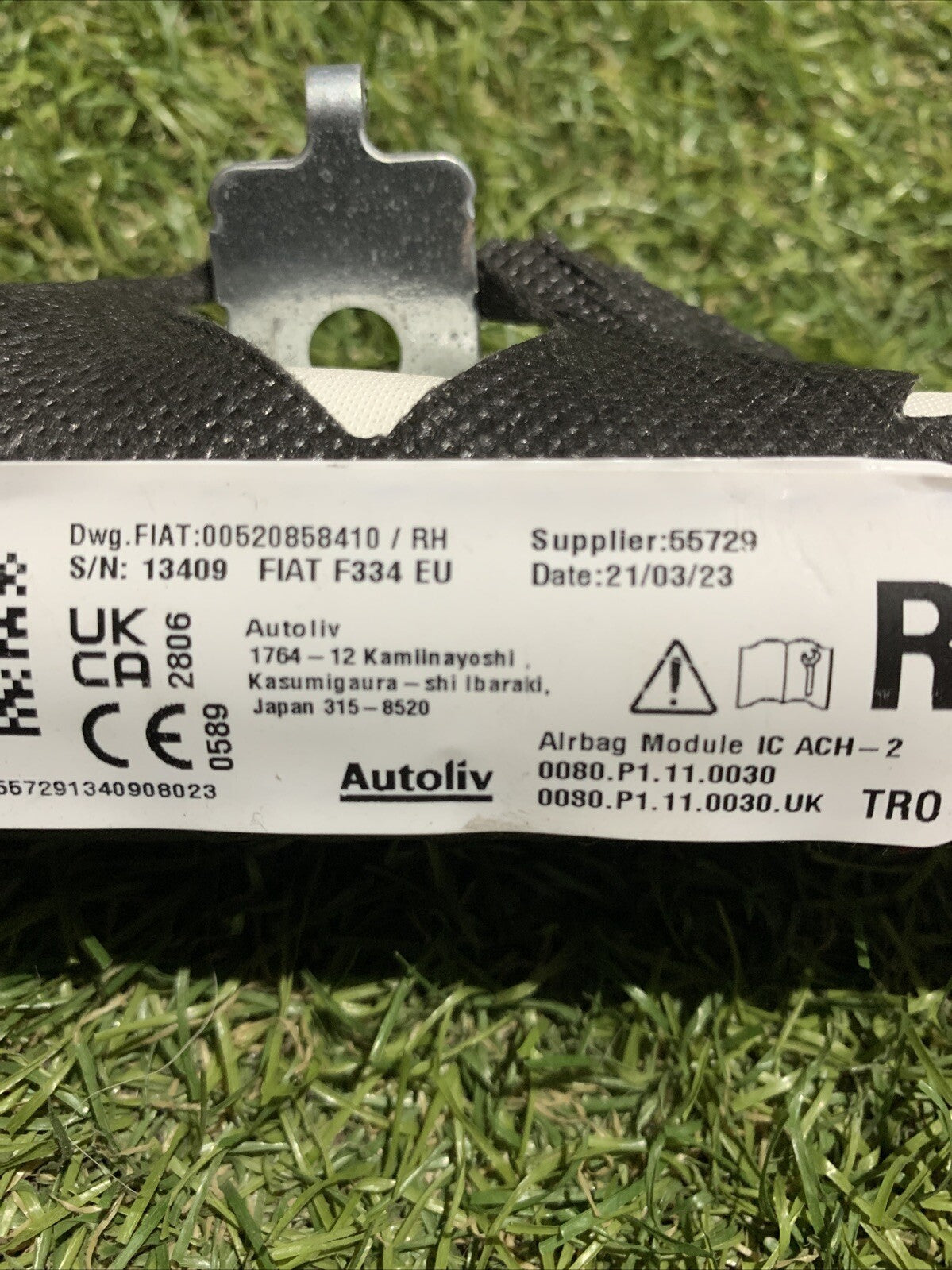 00520858410 AIRBAG A TENDINA LATERALE PASSEGGERO Destra Dx  FIAT 500 X 22 (2)