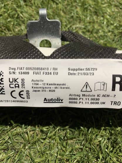 00520858410 AIRBAG A TENDINA LATERALE PASSEGGERO Destra Dx  FIAT 500 X 22 (2)