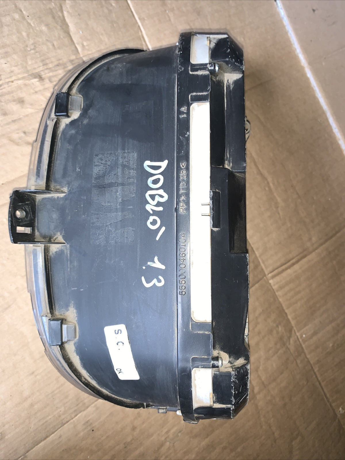 STRUMENTAZIONE CONTACHILOMETRI FIAT DOBLO' DAL 2000 AL 2007 COD.5550004601