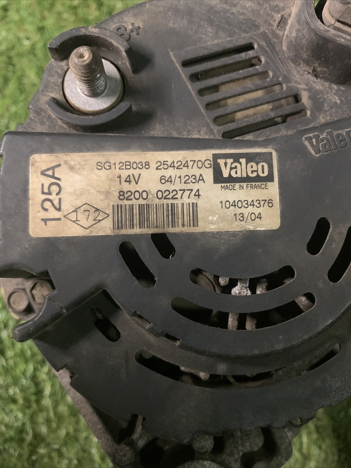 ALTERNATORE RENAULT CLIO 1.5 DIESEL - 8200022774