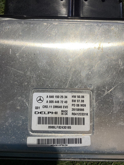 Centralina Motore Mercedes Classe C 220 2.2 Diesel Dal 2008 A6461502534