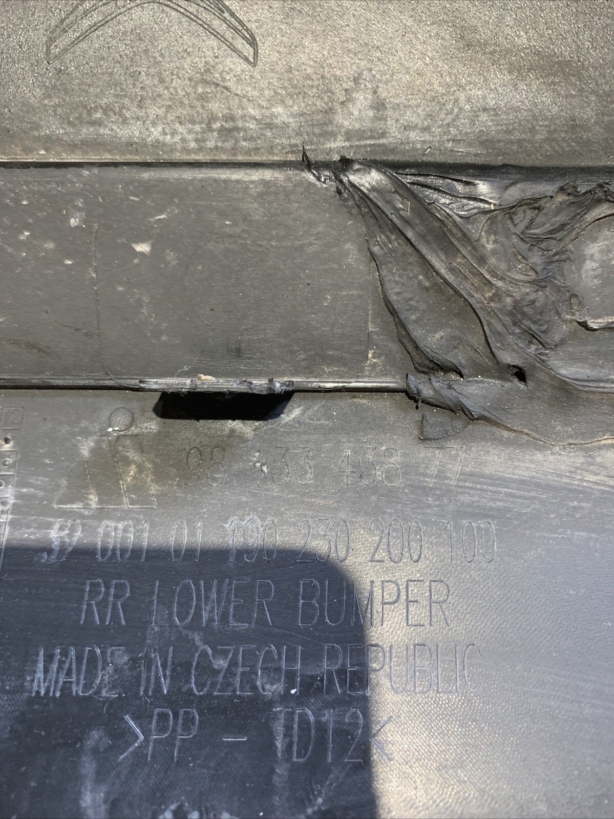 SPOILER PARAURTI CITROEN C3 2019 9813343877