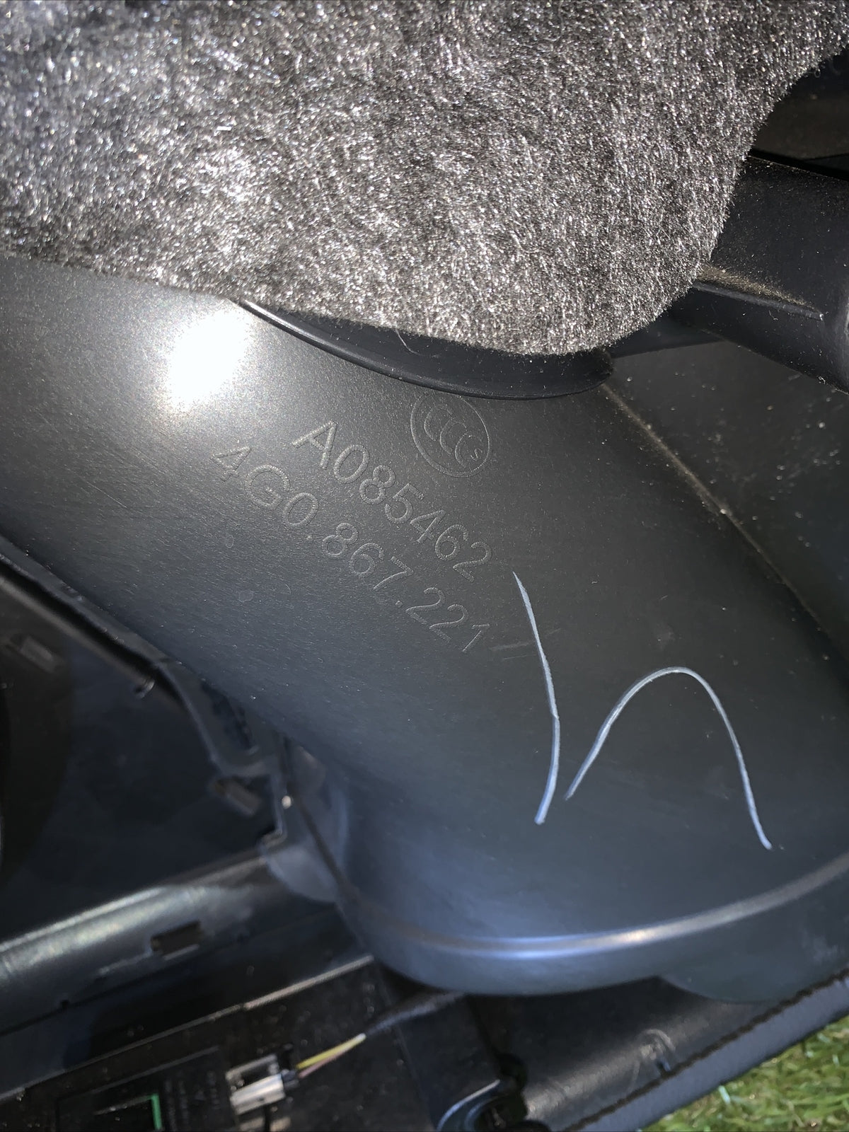 Pannello Interno Porta Posteriore Sinistro Audì A6 4G 4G0867221 GUARDARE LE FOTO