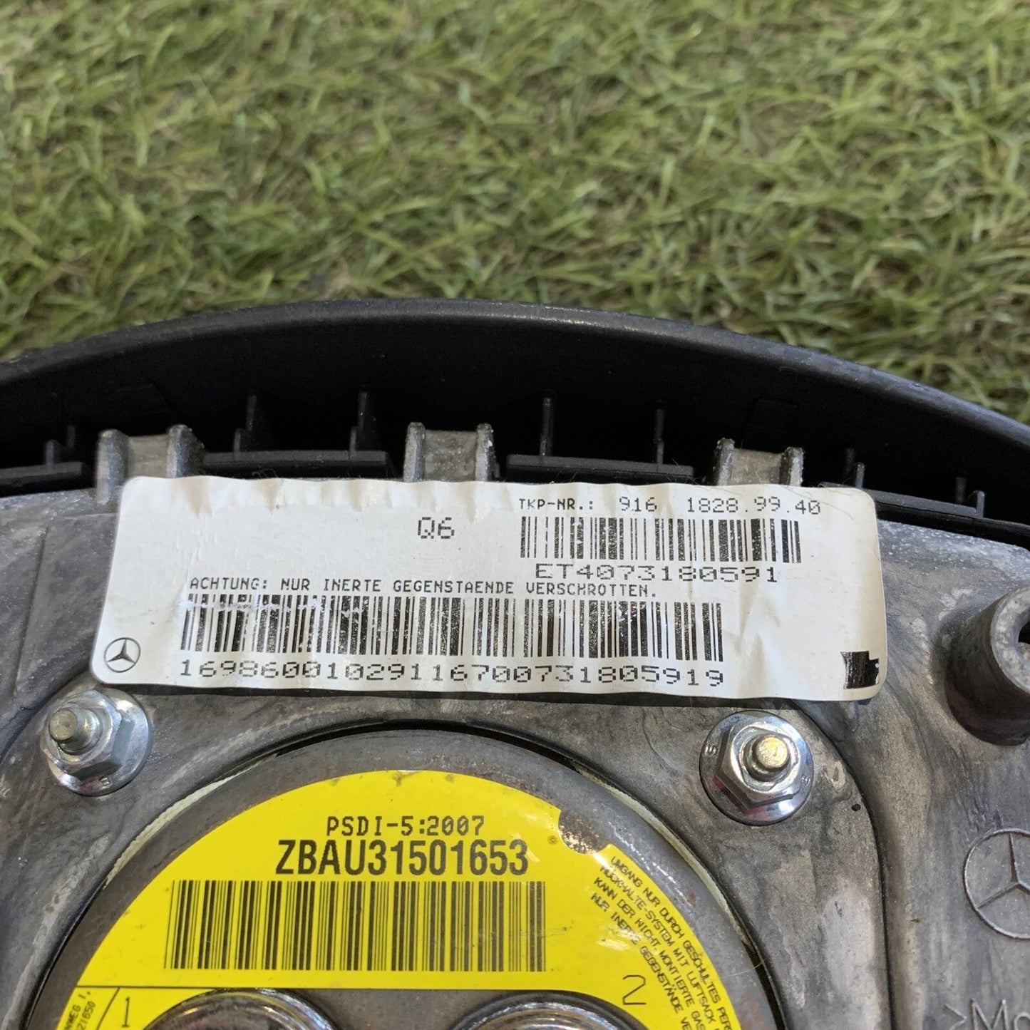 Airbag volante Mercedes Classe A W169 dal 2004 al 2011 cod 9161828.99.40