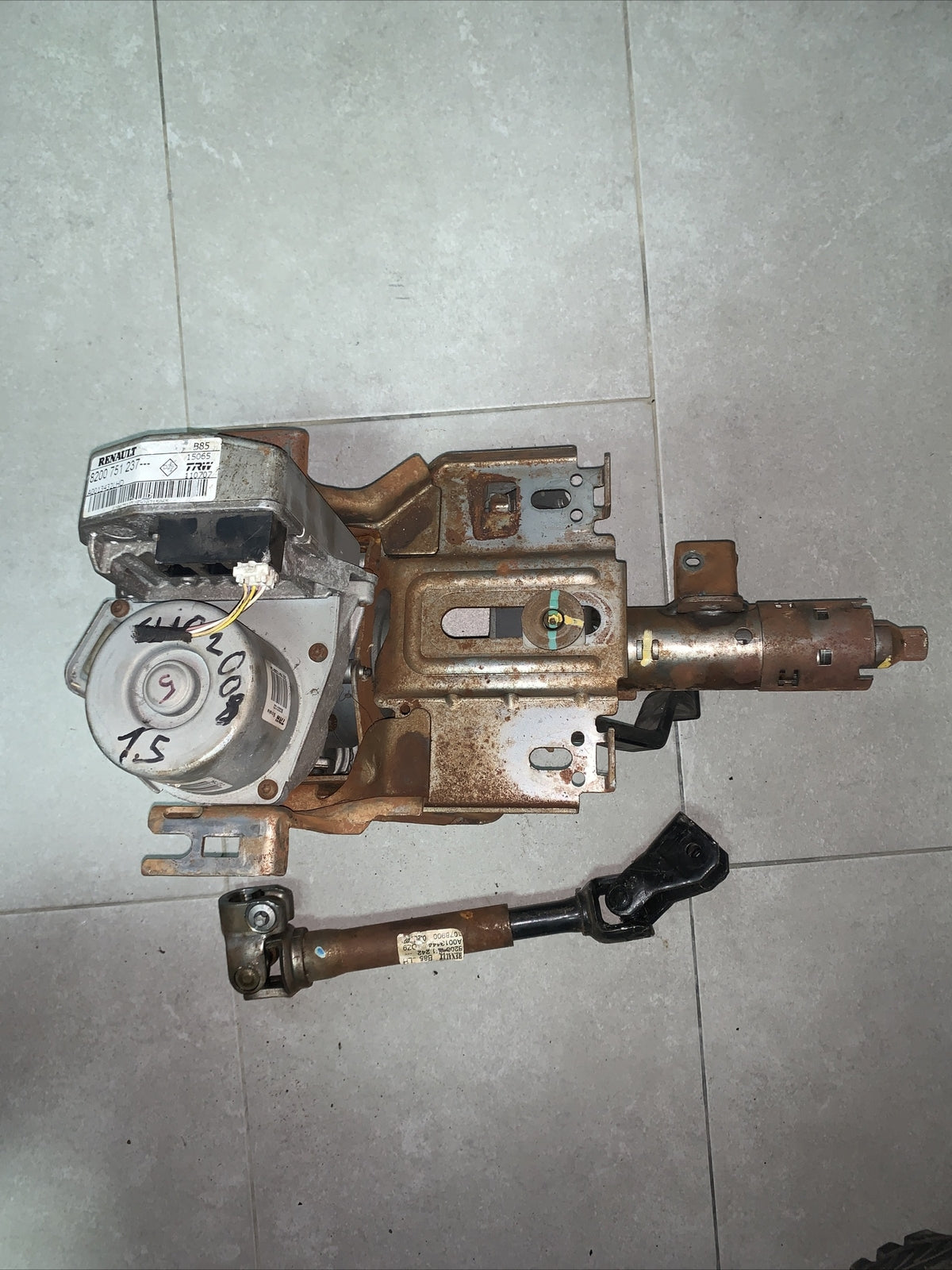 PIANTONE STERZO ELETTRICO RENAULT CLIO 3 SERIE DEL 2007 COD. 8200751237