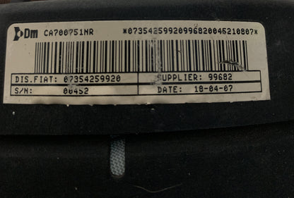 AIRBAG VOLANTE FIAT Idea 2° Serie 07354259920