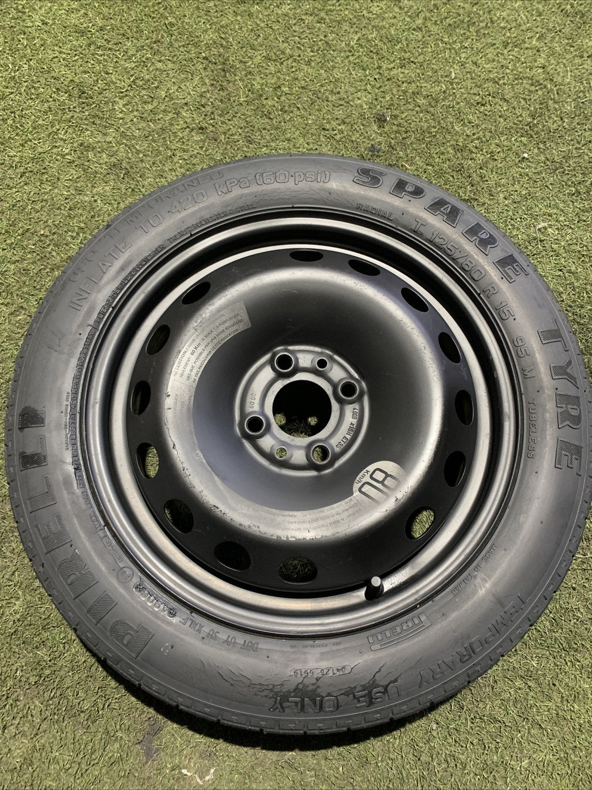 Ruotino Di Scorta Lancia Musa 125/80R15