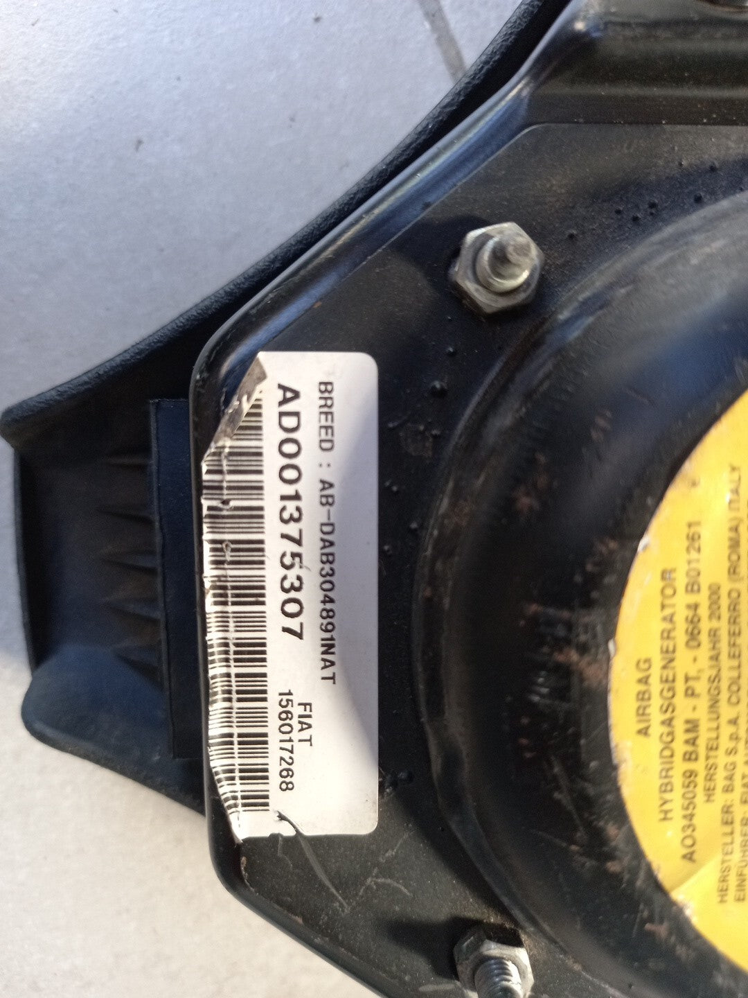 AIRBAG VOLANTE ALFA ROMEO 156 2000 Cod:156017268