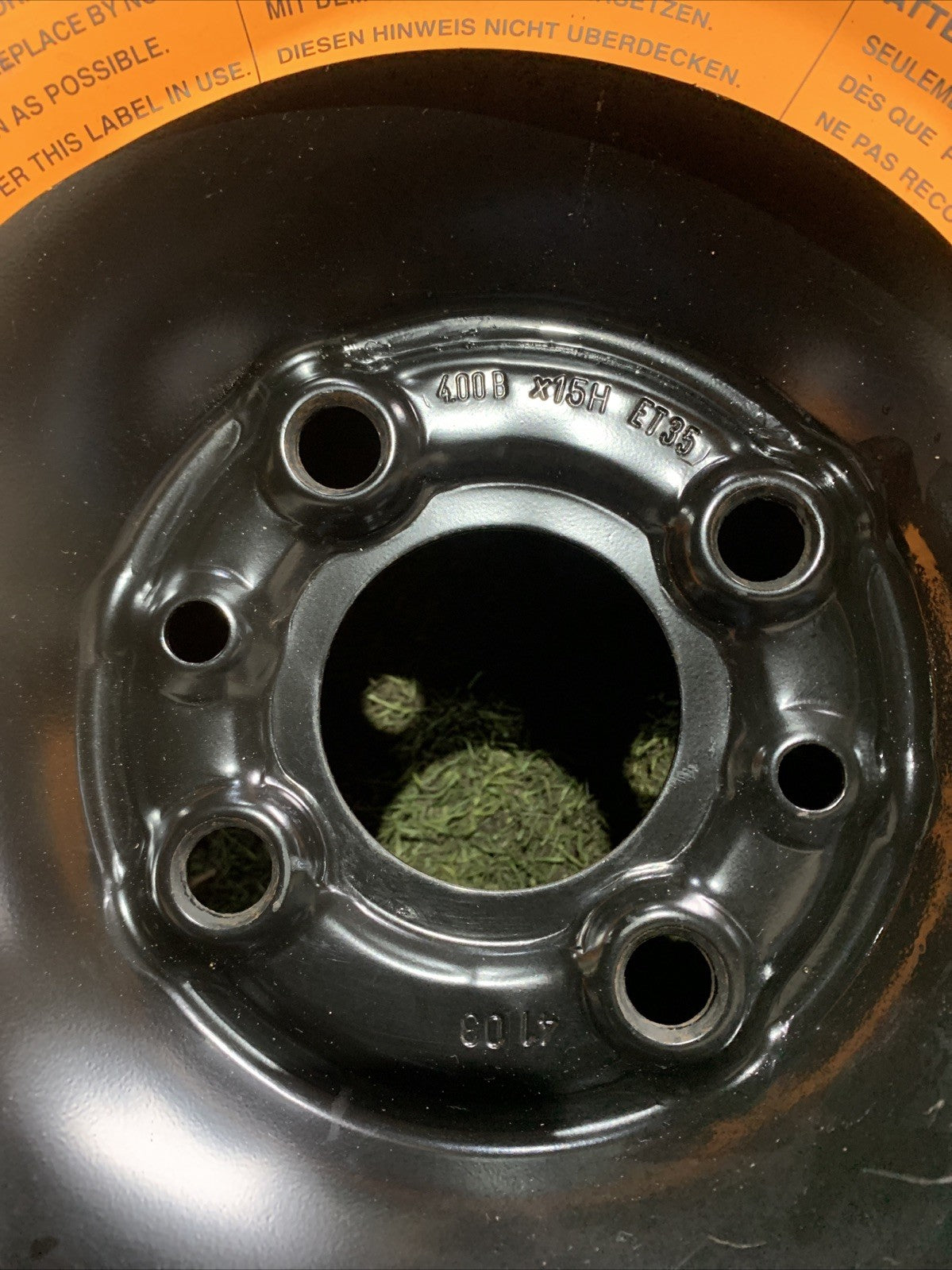 Ruotino Di Scorta Lancia Delta 125/90R15