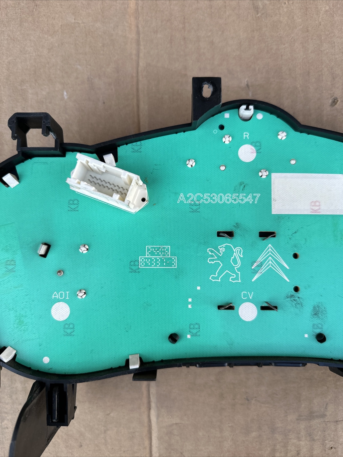 A2C53065547 QUADRO STRUMENTI CONTA KM CHILOMETRI VEGLIA PEUGEOT 207