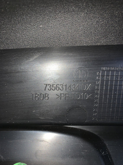 Rivestimento Laterale Destro Baule Fiat Tipo 735631434