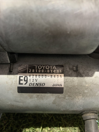 Motorino Avviamento Denso Toyota Yaris 2017-2018 1.5 Benzina 28100-0Y091