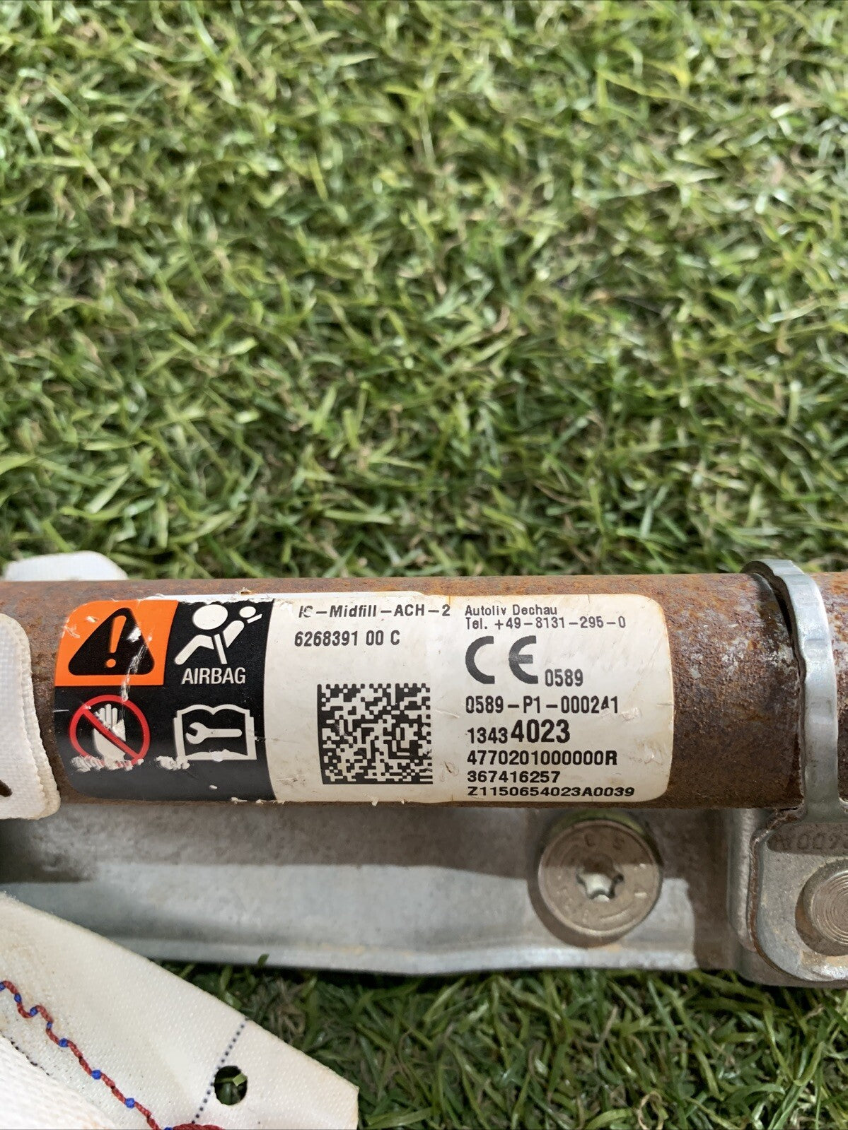 AIRBAG A TENDINA DESTRA DX PASSEGGERO OPEL Corsa E 3° Serie 13434023 (15 )