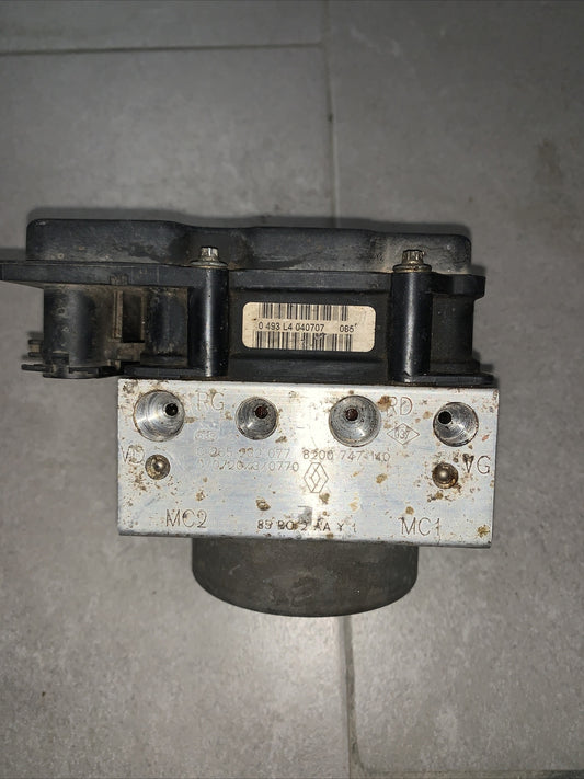 8200747140+0265232077+0265800559 CENTRALINA POMPA ABS RENAULT