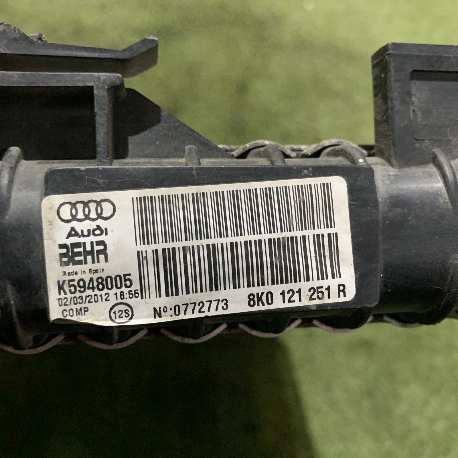 Radiatore Acqua 8K0121251R AUDI Q5 8R 2.0 TDI Quattro 125 KW 2009