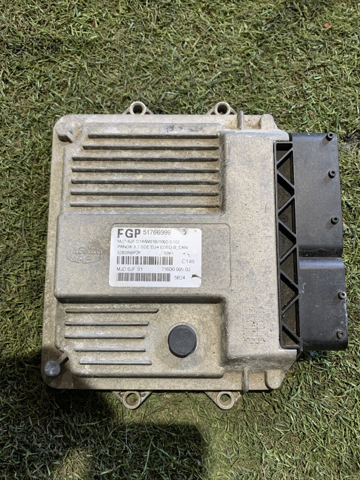 CENTRALINA MOTORE ECU FIAT PANDA (169)(2003 - 2012) 1.3 MULTIJET 70CV - 51766999