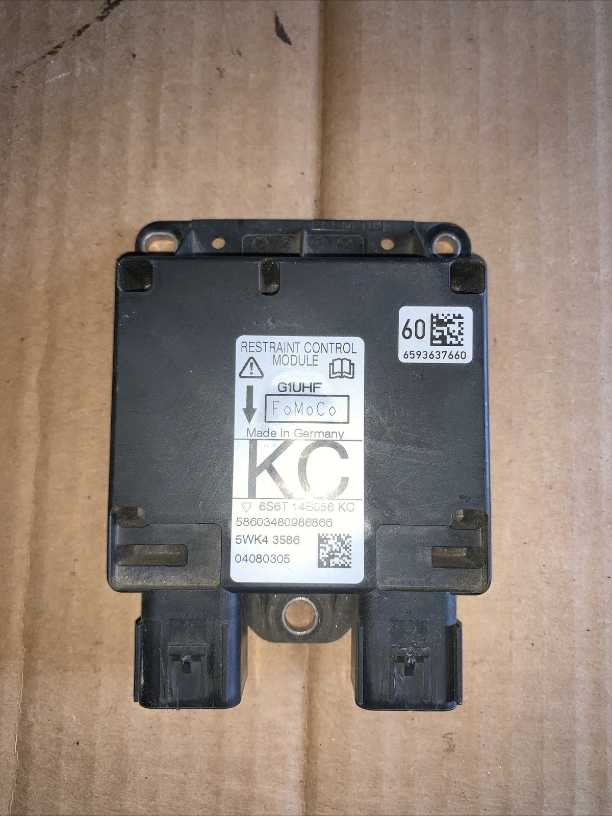 Centralina airbag Ford Fiesta Fusion 2006 cod 5wk43586 / 6s6t14b056kc