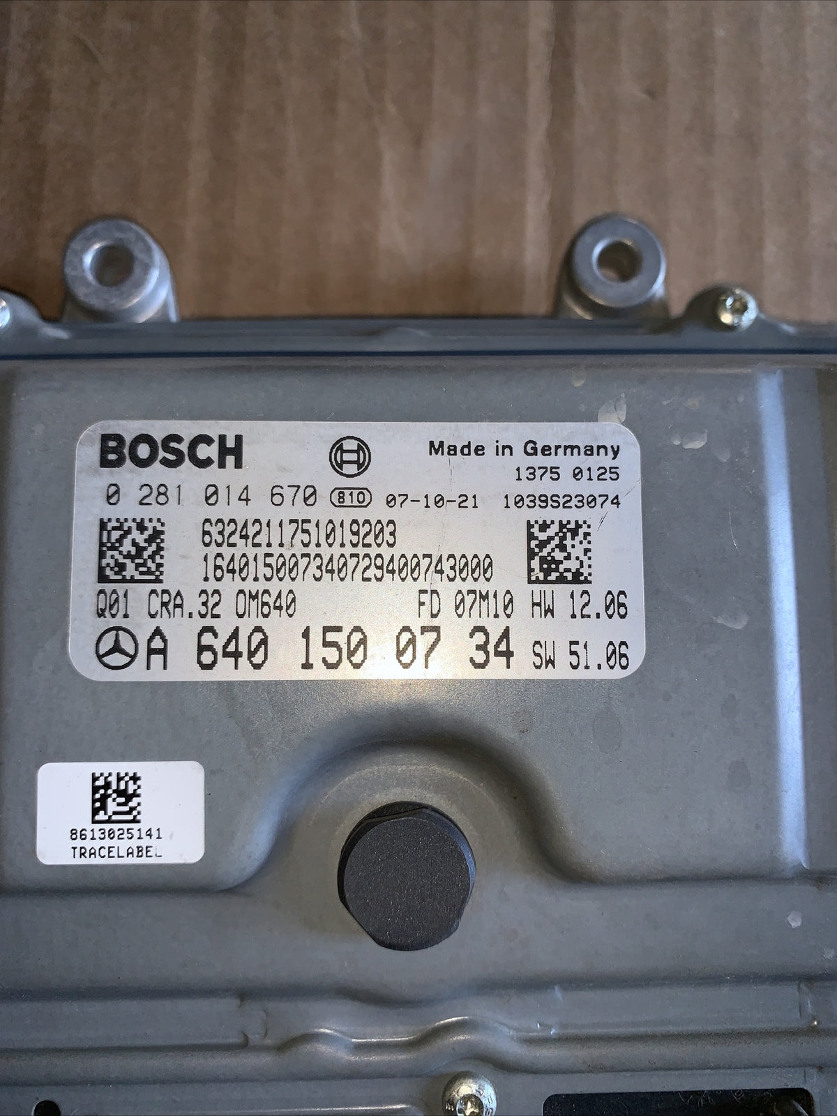 RICAMBI USATI A6401500734 CENTRALINA MOTORE MERCEDES Classe B A W245