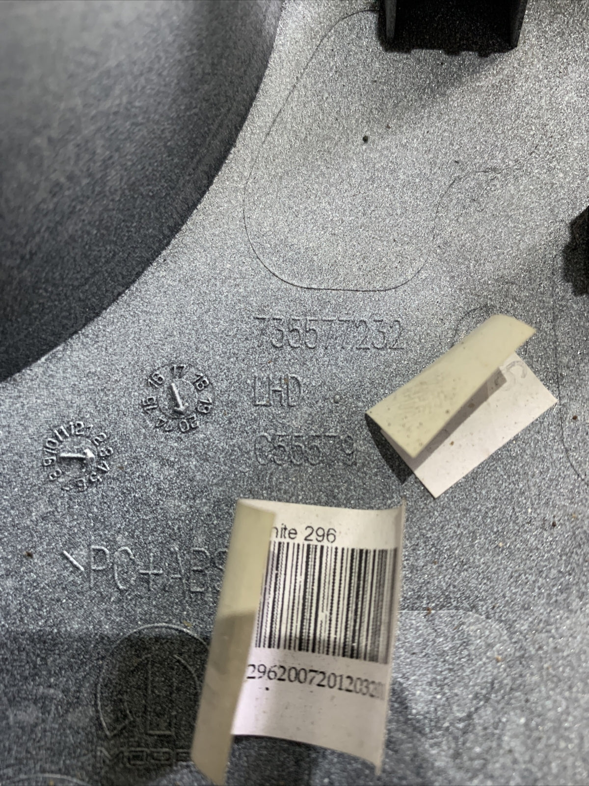 735577232 RIVESTIMENTO CRUSCOTTO LATO SINISTRO BIANCO FIAT 500X