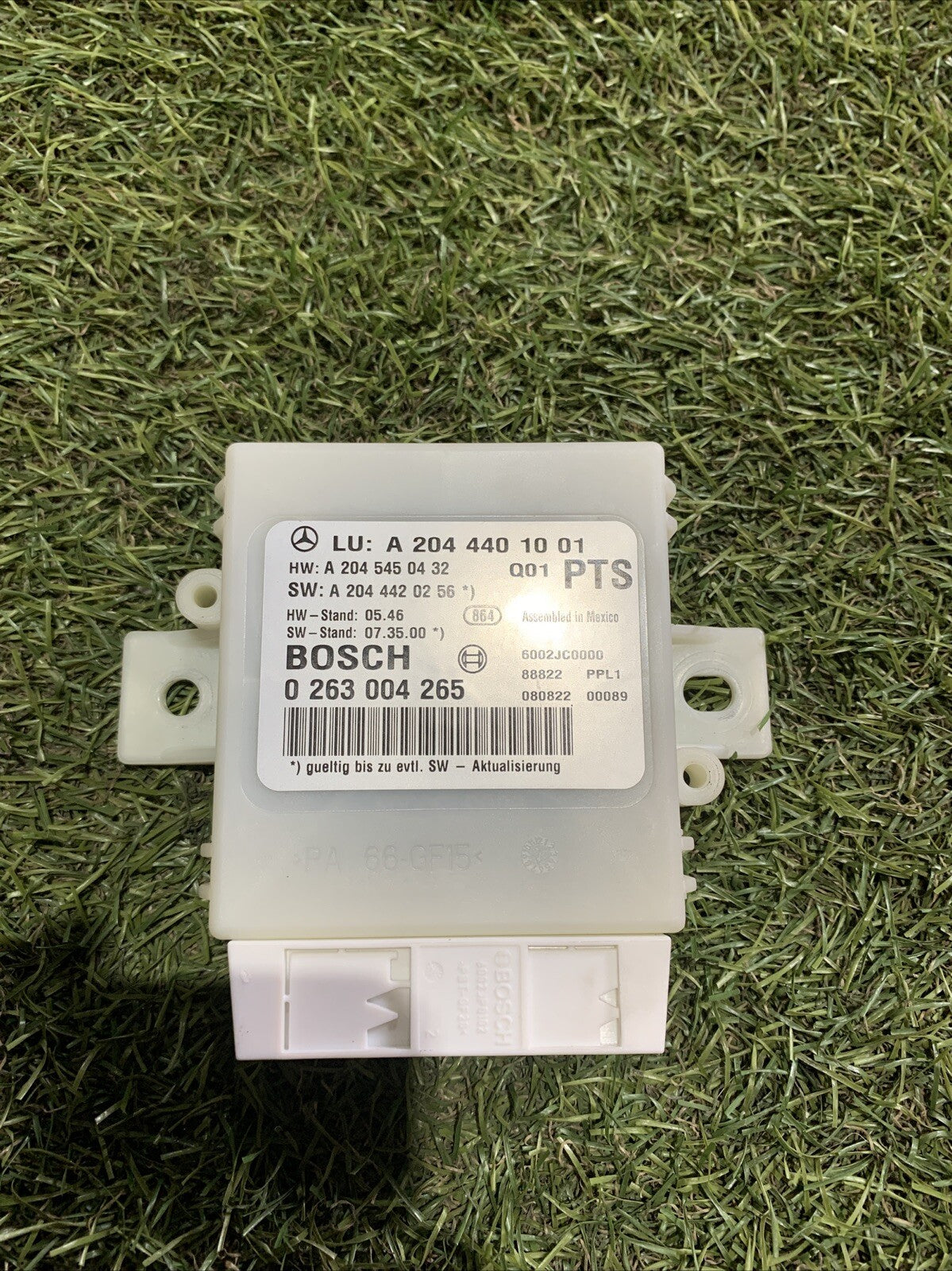 Centralina Sensori Di Parcheggio Mercedes Classe C 220 Dal 2008 A2044401001