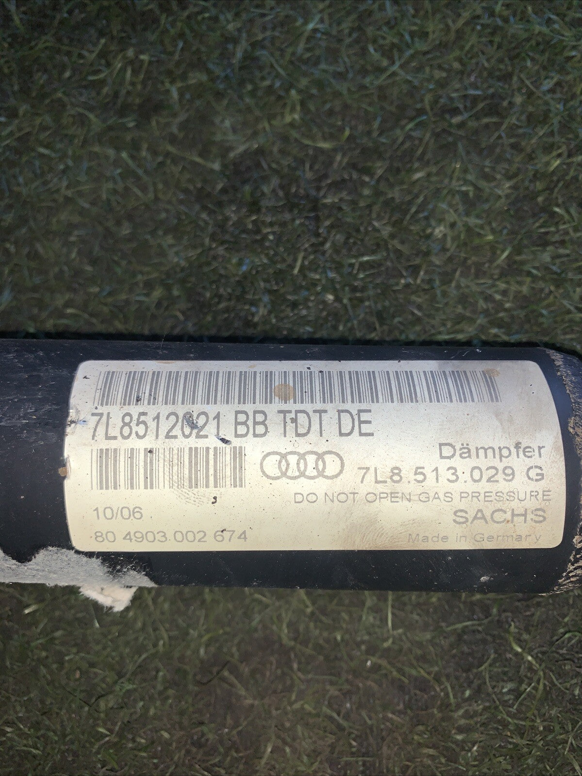 Ammortizzatore Posteriore Destra per AUDI Q7 (7L8512021BB) 2006 3.0 Diesel