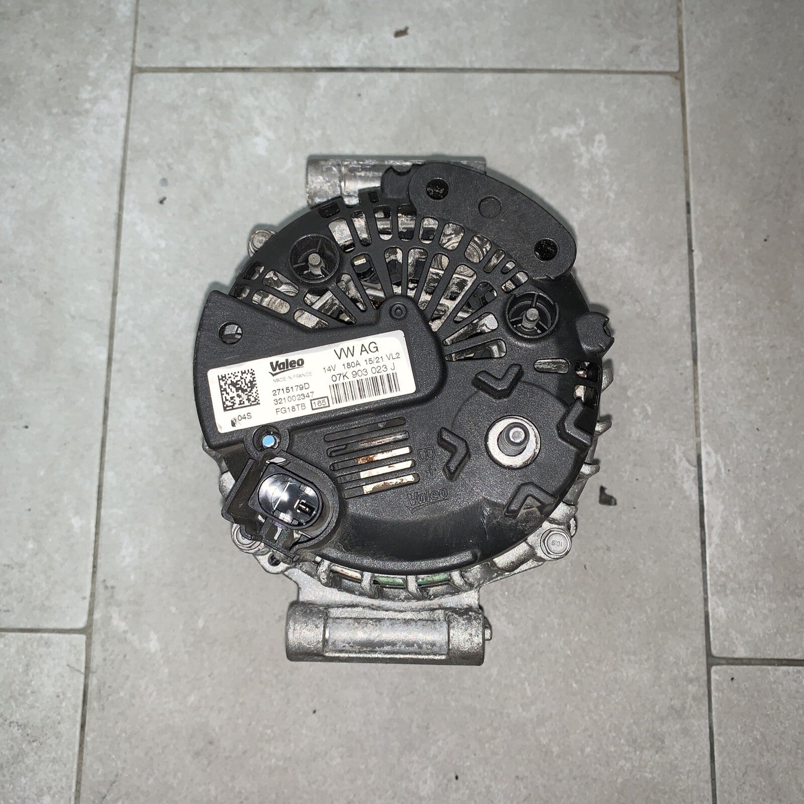ALTERNATORE Audi RSQ3 (codice: 07K903023J)