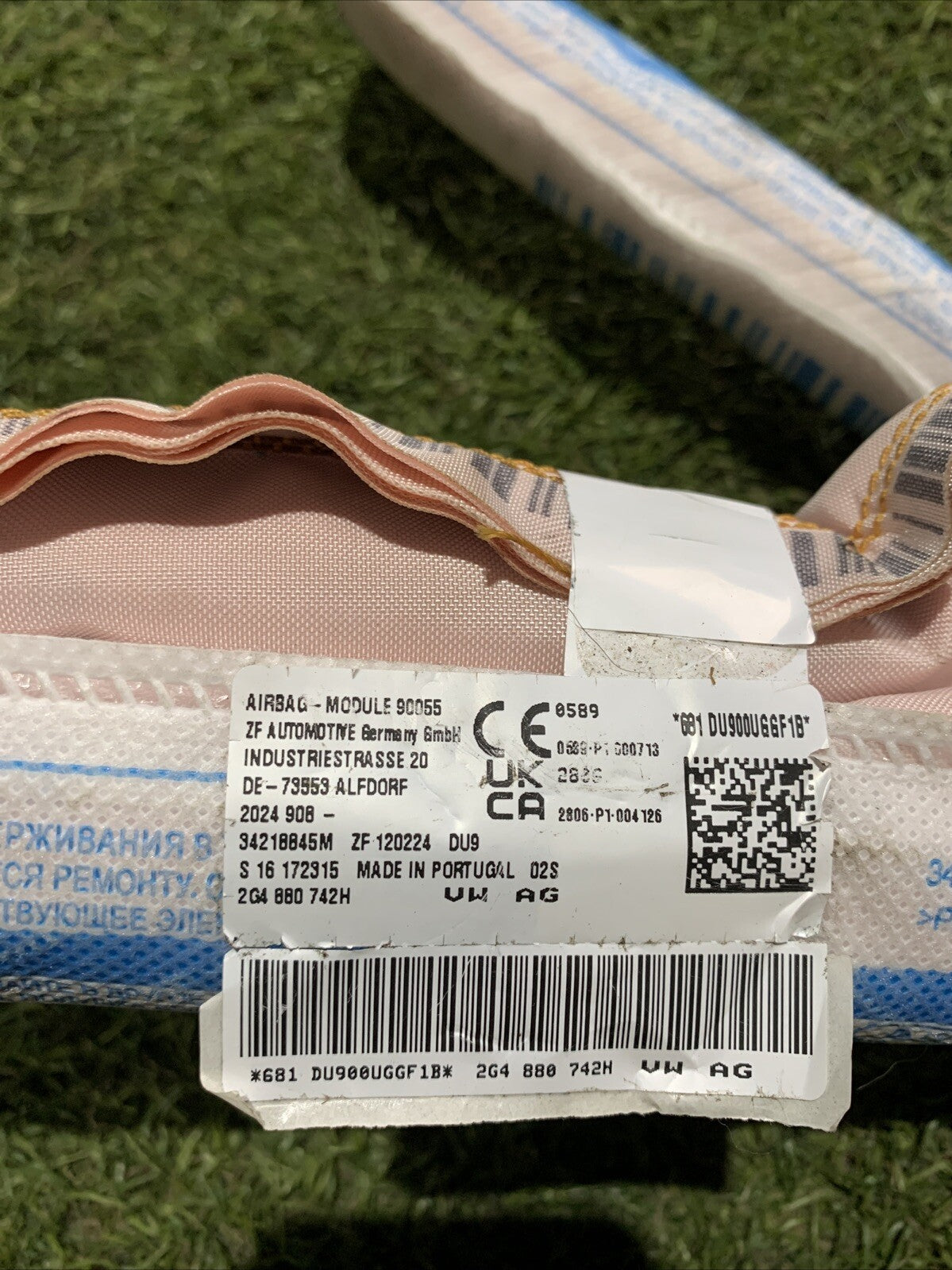 2G4880742G AIRBAG A TENDINA LATERALE DESTRA DX VOLKSWAGEN TAIGO (CS1) 2023