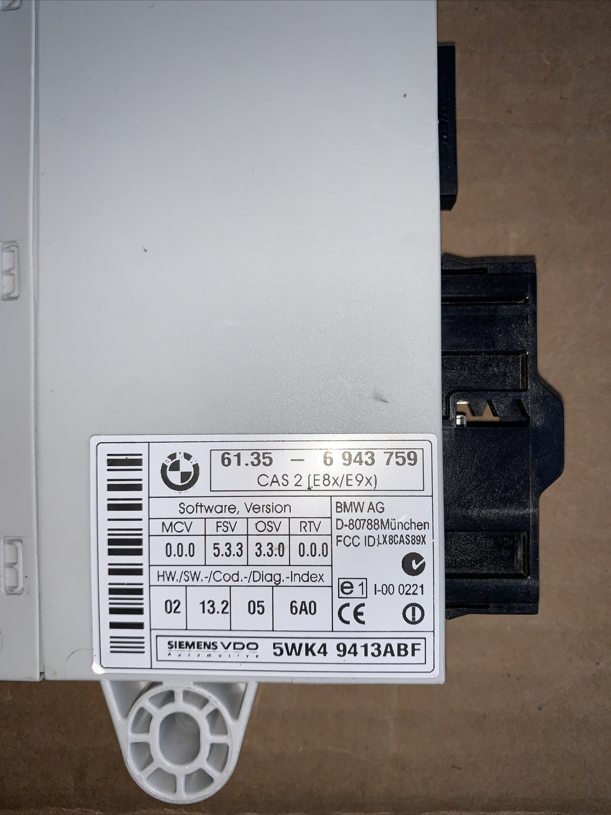 61.35-6943759 CENTRALINA MODULO DI CONTROLLO BMW SERIE1 E 87 2005