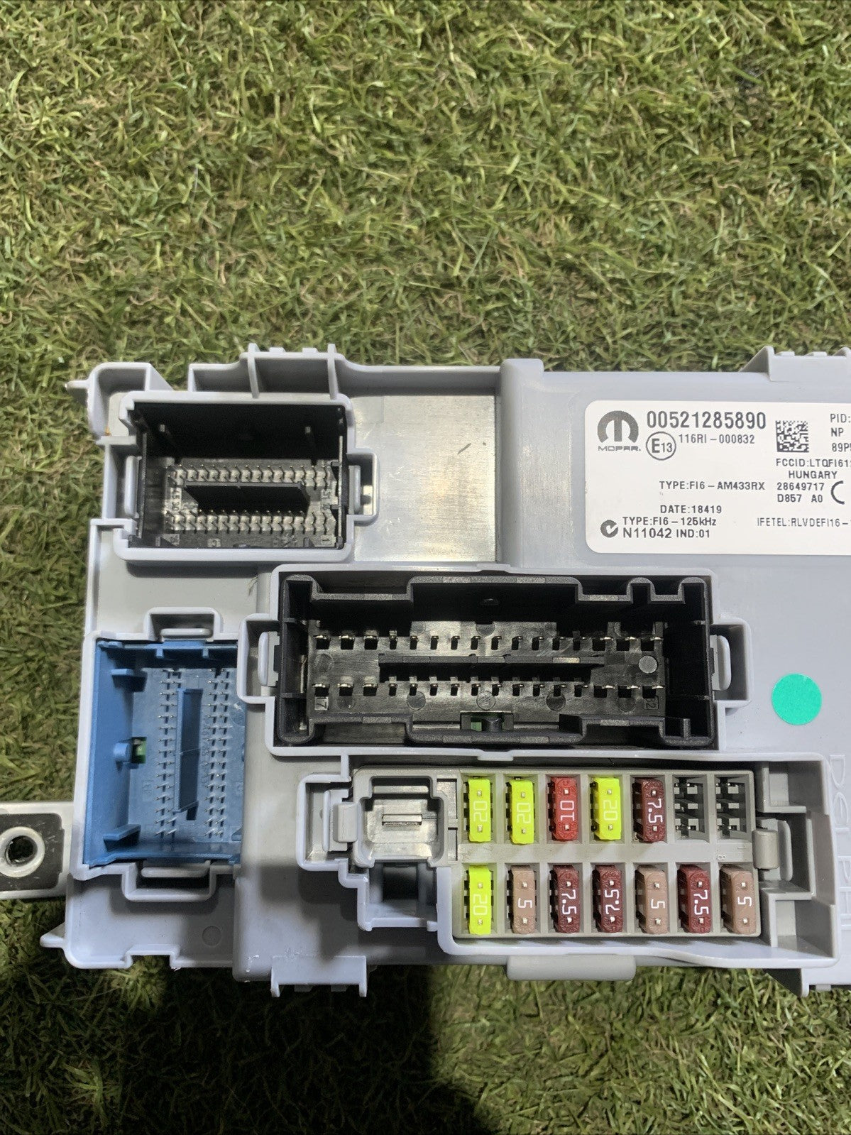 CENTRALINA PORTA FUSIBILI PER FIAT Panda 3° Serie 00521285890 Benzina 1200 (12>