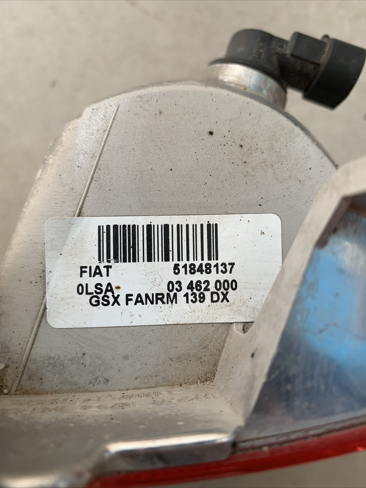 Fanale Posteriore Destro Retromarcia Fiat Panda 51848137