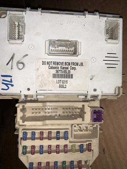 scatola fusibili  ecu centralina suzuki 36770-55L21 B55L2