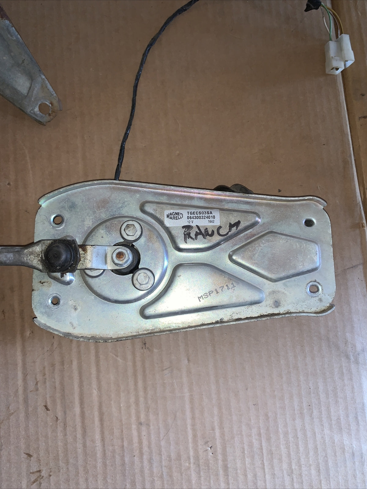 MOTORE MOTORINO TERGICRISTALLI TERGIVETRO ANTERIORE PARABREZZA PEUGEOT RANCH 