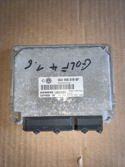 Centralina motore ECU 06A906019BF Volkswagen Golf Mk4 97-03 1.6 Benzina