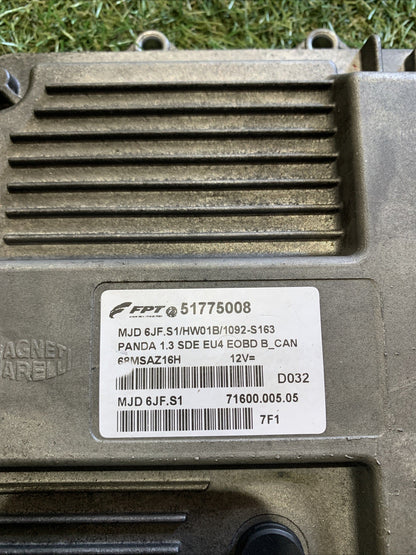 CENTRALINA MOTORE FIAT PANDA (169) 1.3 MULTIJET (2003-2012) 51775008 (2)