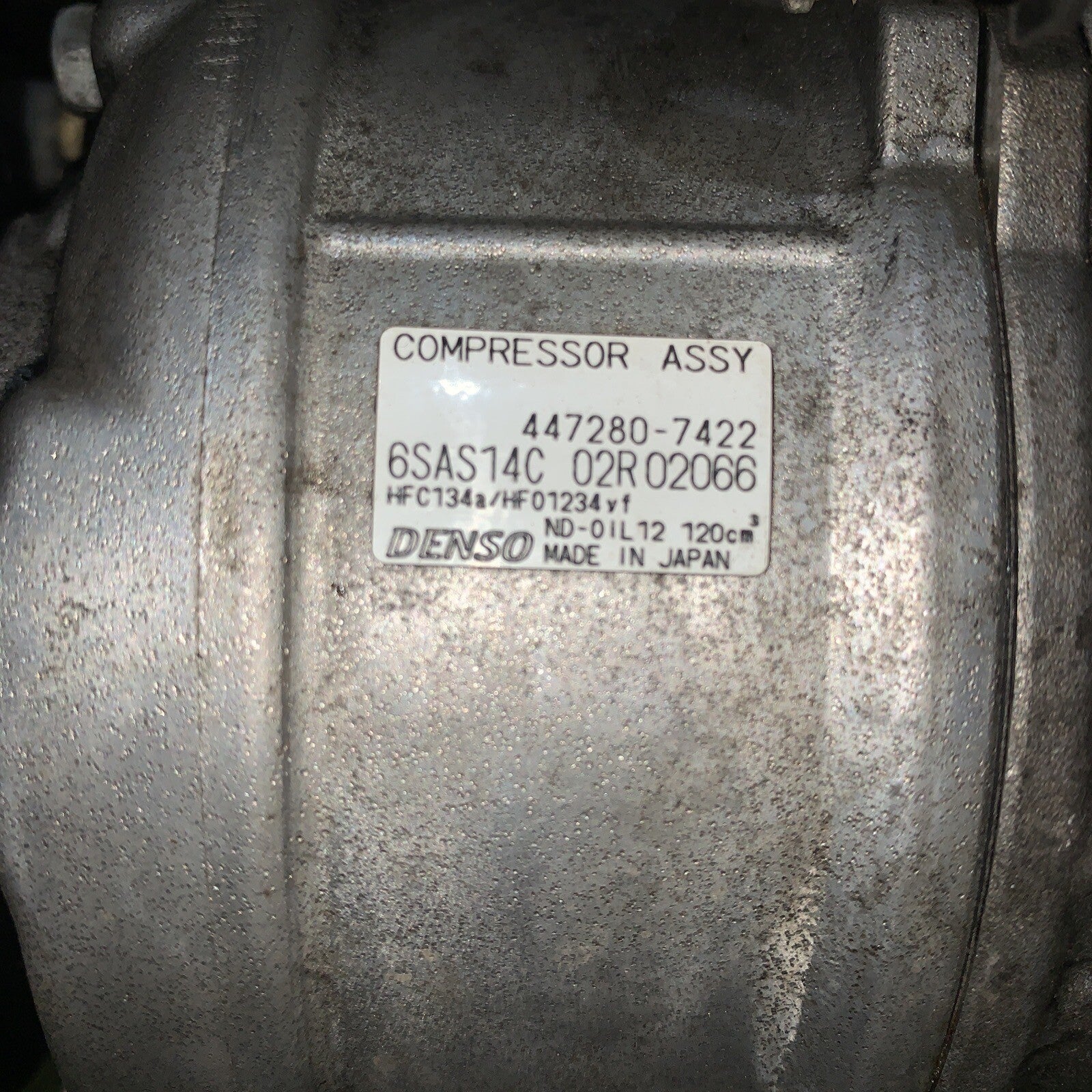 Compressore Aria Condizionata DENS 6SAS14C Classe GLA X156 A0008303502 2017 2020