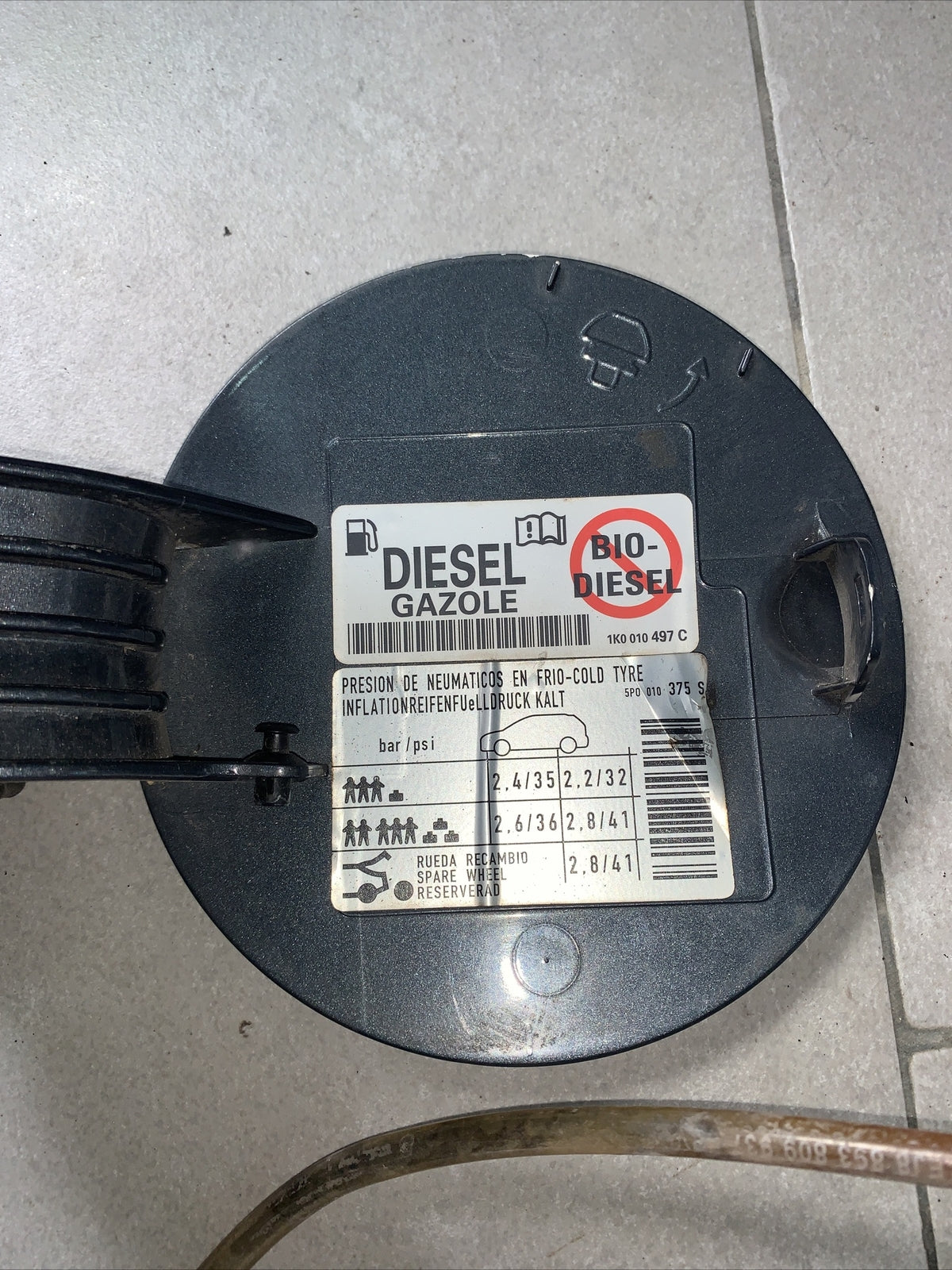 1P0809905 SPORTELLINO CARBURANTE SEAT Leon