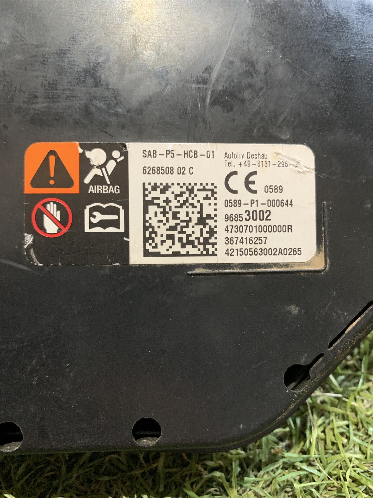 AIRBAG SEDILE DESTRO PER OPEL Corsa E 3° Serie 96853002 (15>)