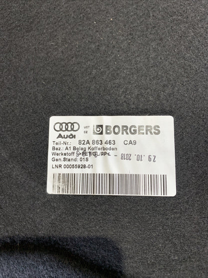 Tappeto Bagagliaio Posteriore Audi A1 2018 82A863463