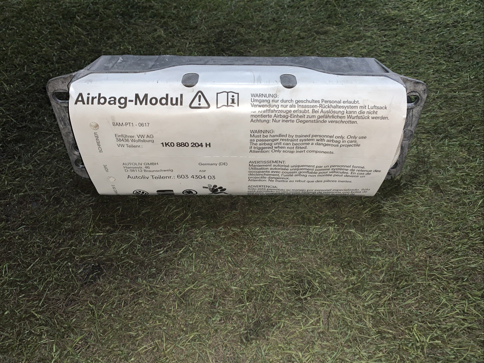 Airbag Cruscotto VW Golf V 2006 1K0880204H