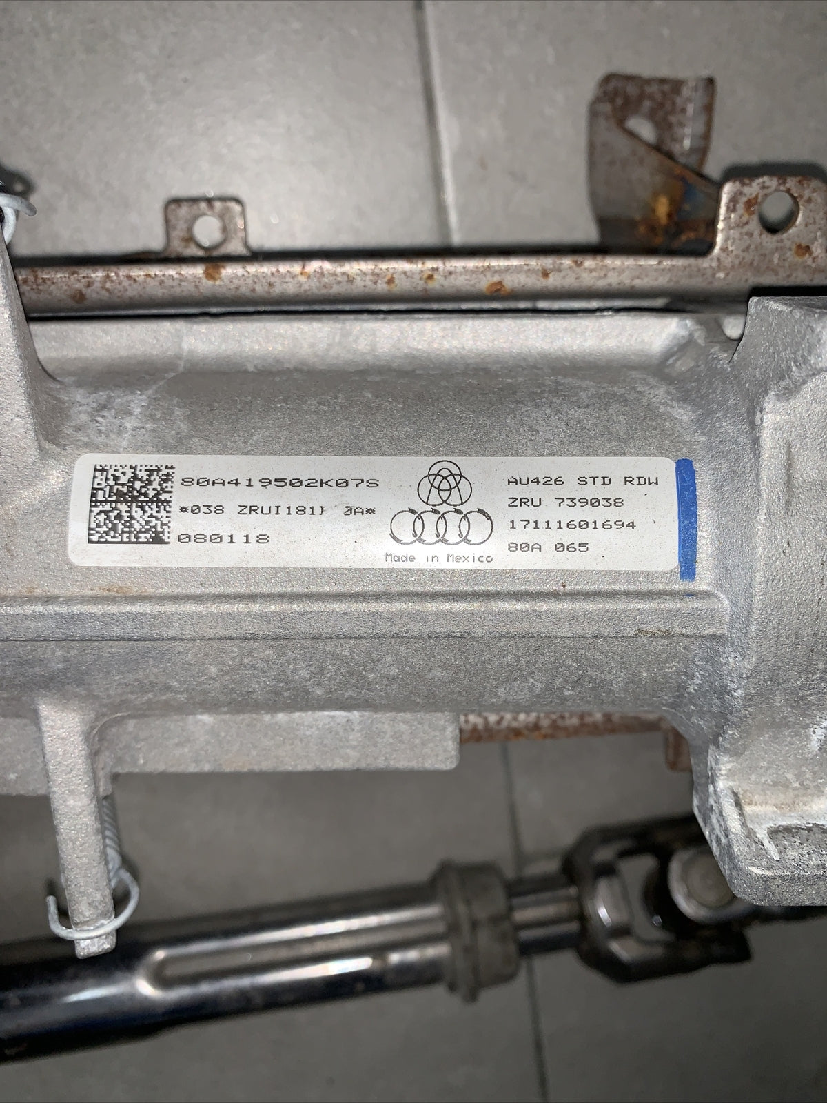 80a419502k07s Piantone Sterzo Canna Sterzo Audi Q5 2020