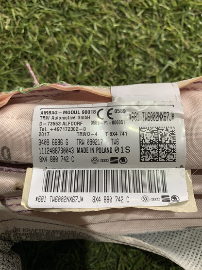 AIRBAG A TENDINA DESTRA DX PER AUDI A1 Sportback (8XF) 8X4880742C (14 18)
