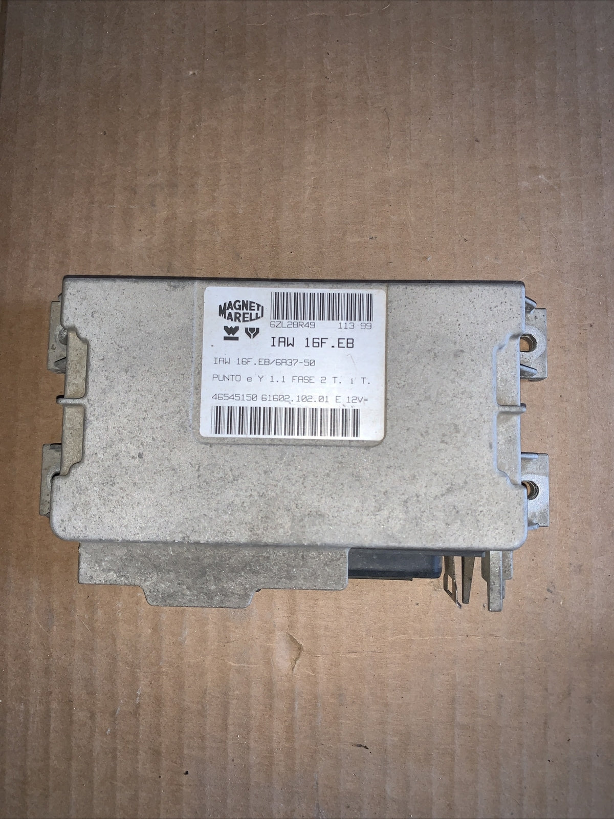 FIAT PUNTO E YPSILON Y CENTRALINA MOTORE 46545150 IAM16FEB RICAMBIO AUTO 