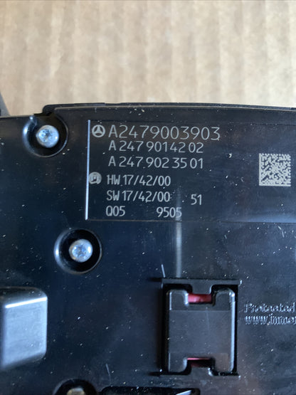 RICAMBI USATI A2479003903 JOYSTICK COMPUTER DI BORDO MERCEDES Classe B A W177